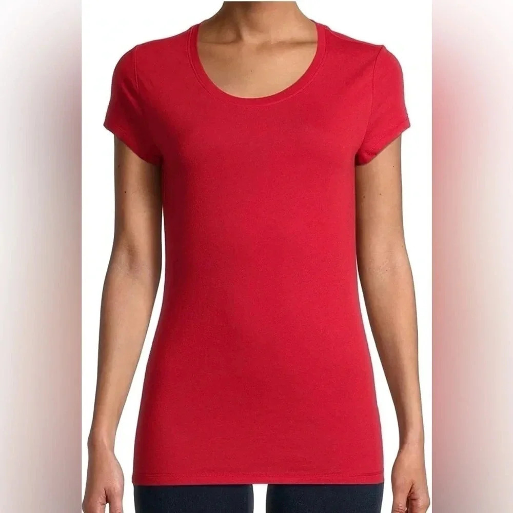 Women’s Red No Boundaries Tee